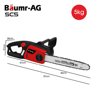 BAUMR-AG 2000W Electric Chainsaw | 16 Inch Oregon Bar & Chain