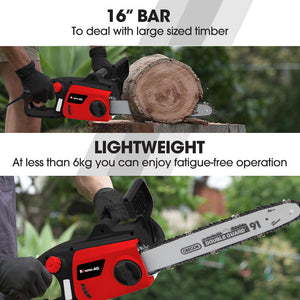 BAUMR-AG 2000W Electric Chainsaw | 16 Inch Oregon Bar & Chain