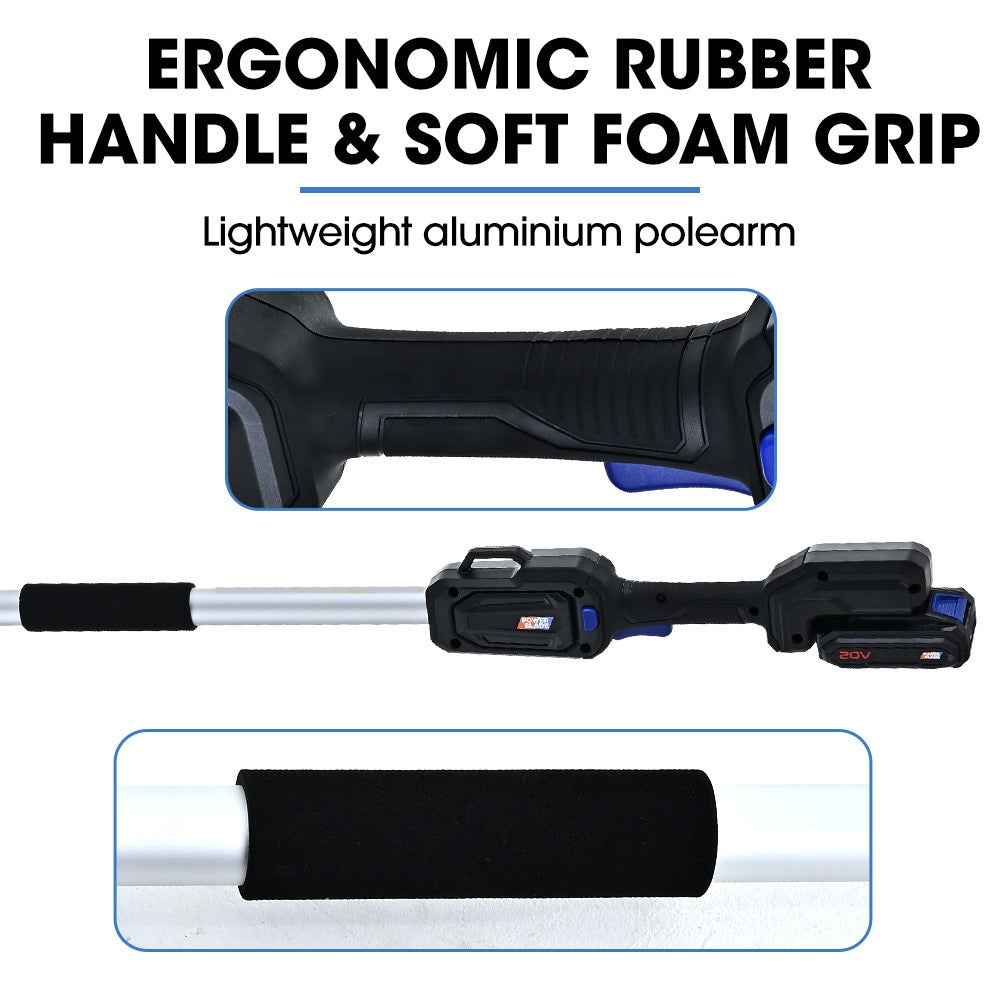 POWERBLADE SW7 | 20V Cordless Convertible Mini Chainsaw Pole Saw Kit | Telescopic Electric Tree Pruner | Battery & Fast Charger