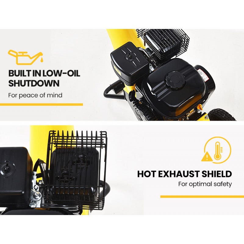 MICHIGAN Petrol Wood Chipper | 8HP 208CC | Commercial Tree Mulcher | Raptor 1000