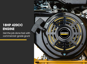 MICHIGAN Petrol Wood Chipper | 18HP 420CC | Commercial Tree Mulcher | Electric Key Start | Ravenger 1850