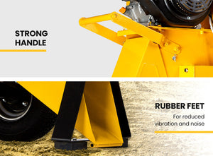 MICHIGAN Petrol Wood Chipper | 18HP 420CC | Commercial Tree Mulcher | Electric Key Start | Ravenger 1850