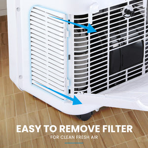 CARSON Portable Air Conditioner & Heater | 2.9kW | Reverse Cycle | Dehumidifier | Cooling & Heating