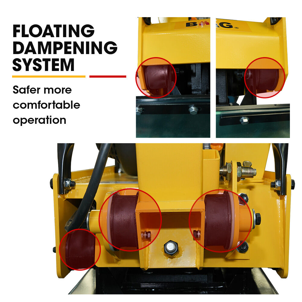 BAUMR-AG Vibratory Plate Compactor | 185kg | 9HP 270cc | 500x700mm | With Wheel Kit | For Sand Soil Gravel Asphalt