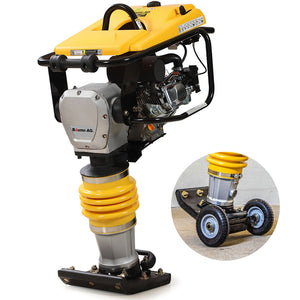 Baumr-AG 77KG Tamping Rammer | 10kN 6.5HP | Transport Wheel Kit | Compactor for Soil, Sand, Gravel & Asphalt | BRM-700