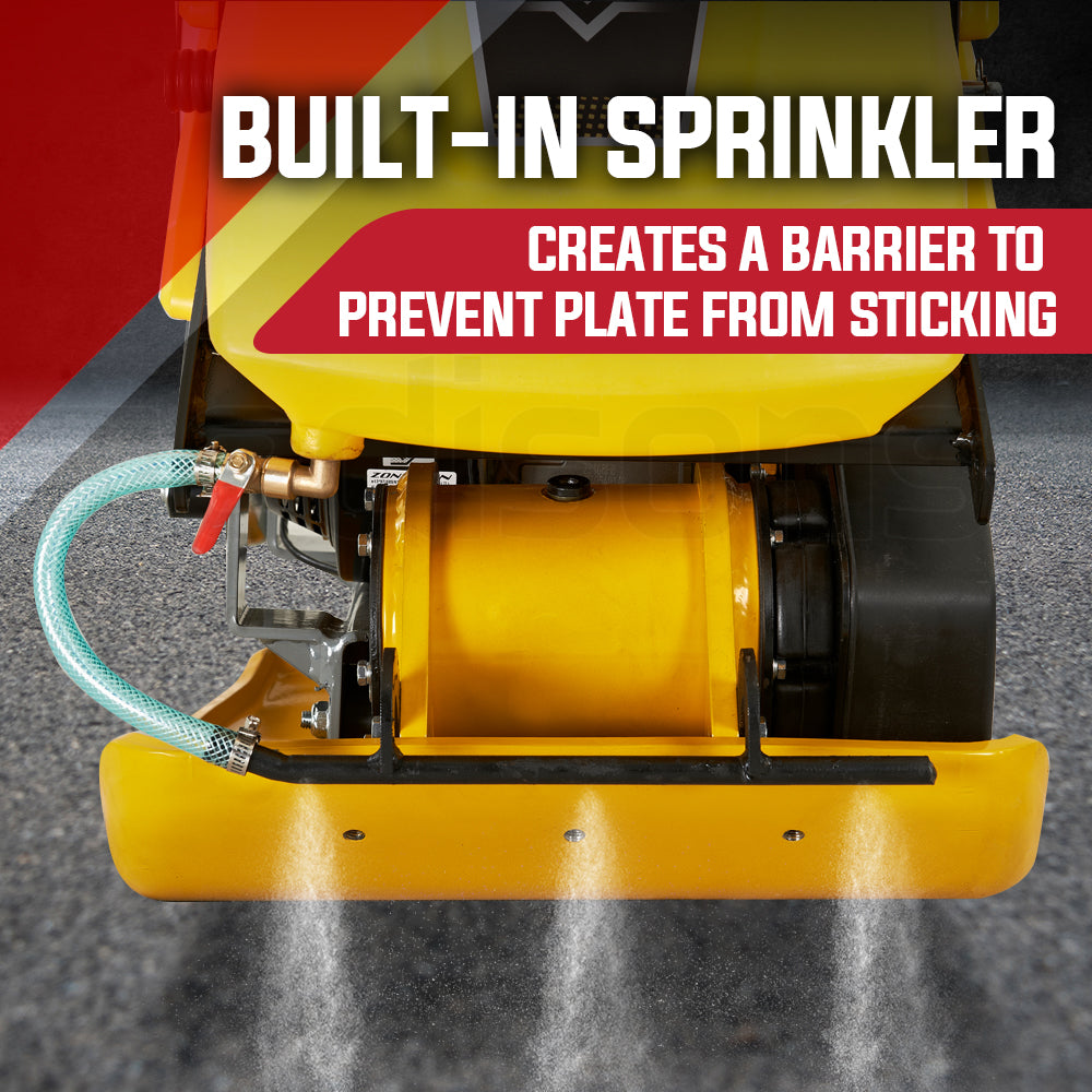 Baumr-AG | Plate Compactor | 111kg | 400x545mm | 7.0HP | Sprinkler System | BCX-800