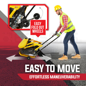 Baumr-AG | Plate Compactor | 111kg | 400x545mm | 7.0HP | Sprinkler System | BCX-800