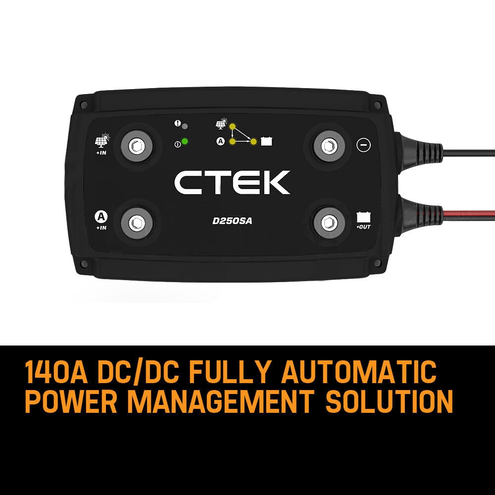 CTEK 20A OFF GRID Battery Charging System | w/ D250SA & Digital Display Monitor