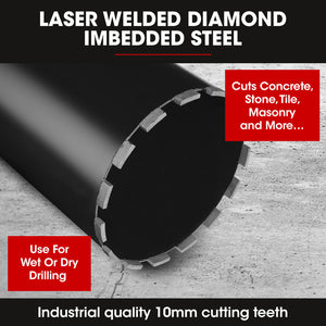 Baumr-AG DBX Series Diamond Core Drill Bit | 202 x 400mm | Industrial 1.1/4-UNC