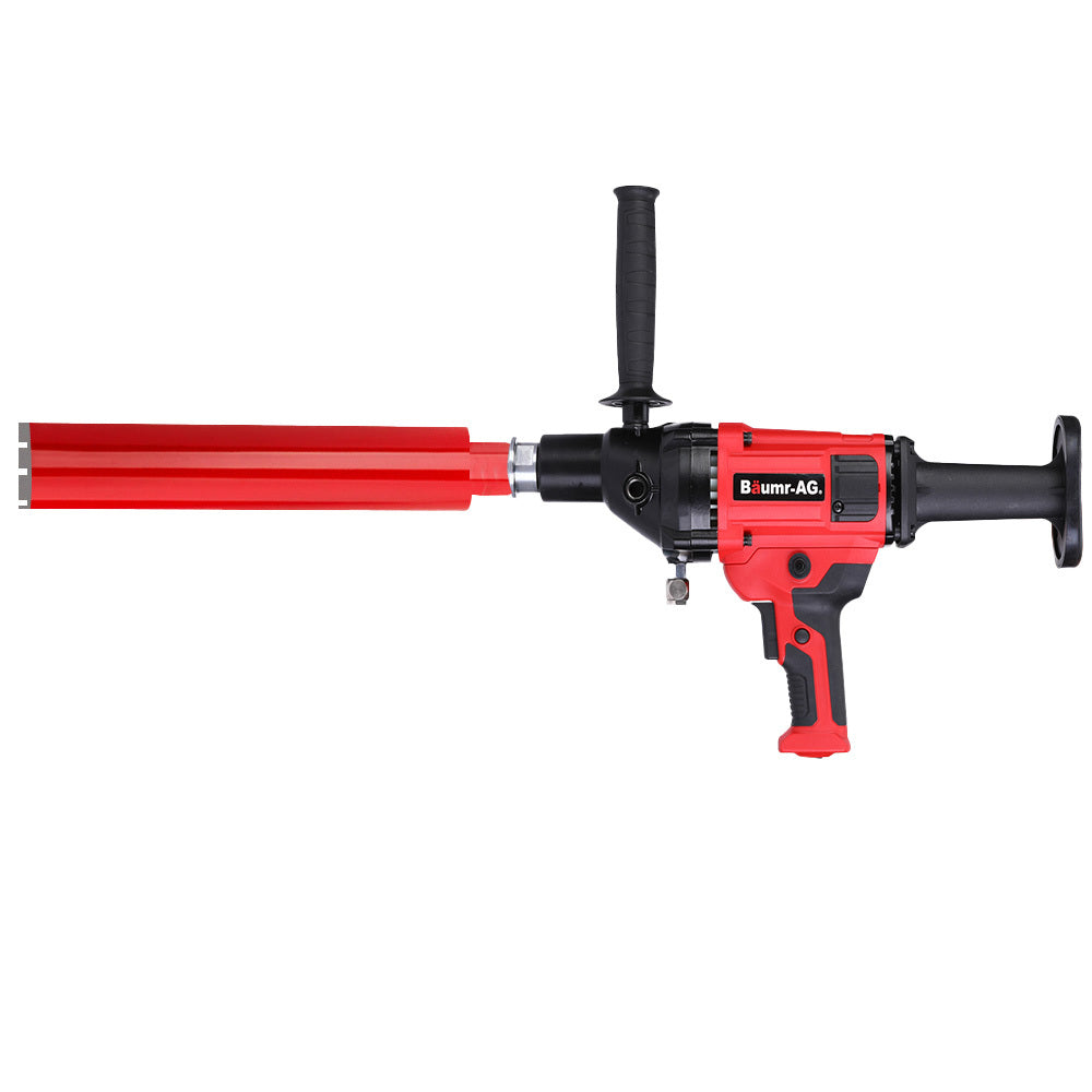 BAUMR-AG 1800W Handheld Core Drill | 120mm Coring Capacity | 76mm Diamond Drill Bit Combo