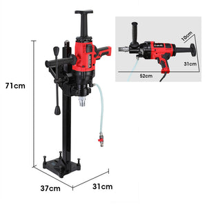 BAUMR-AG 2000W Handheld Concrete Core Drill | 160mm | with Rig Stand