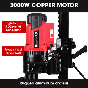 BAUMR-AG 3000W | 200mm Concrete Core Drill | Stand Rig