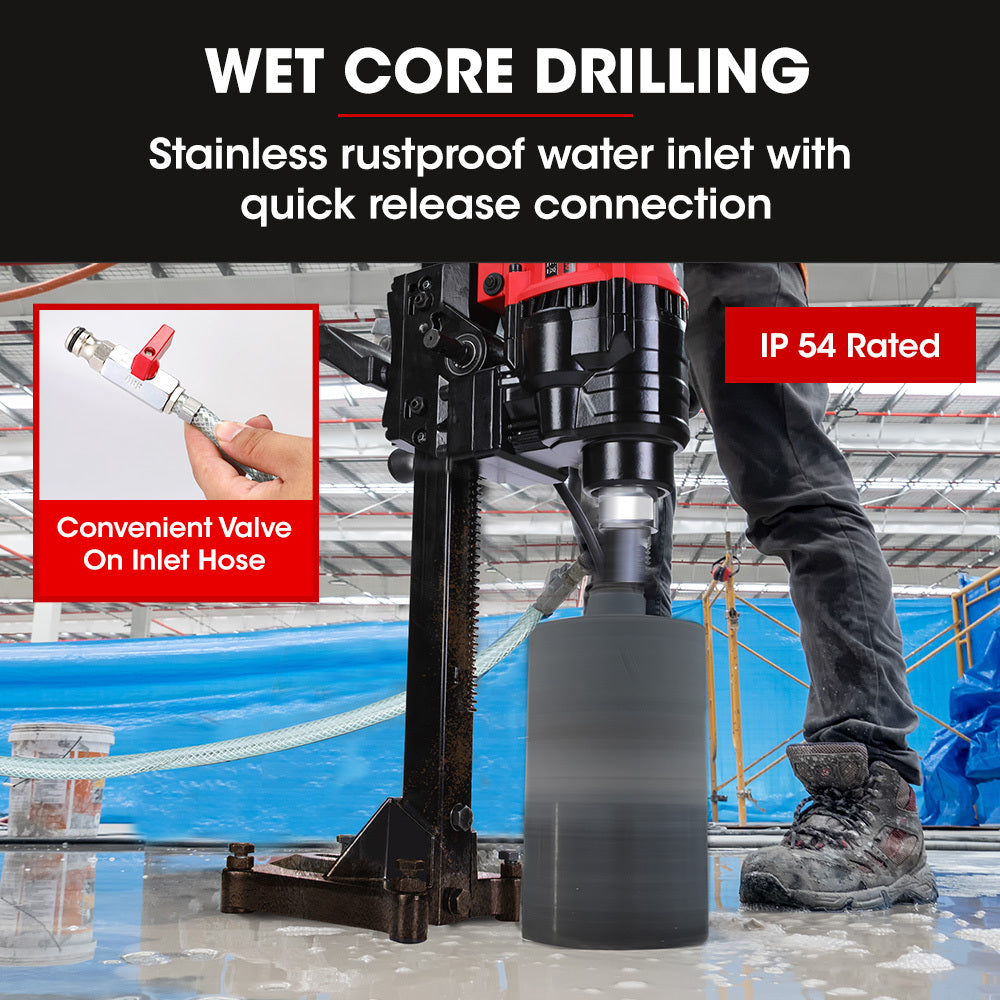 BAUMR-AG 3000W | 200mm Concrete Core Drill | Stand Rig
