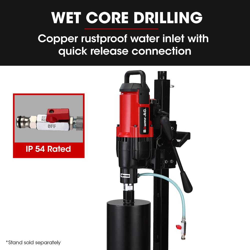 BAUMR-AG 3200W Wet/Dry Core Drill | 300mm | for Concrete Hole Drilling