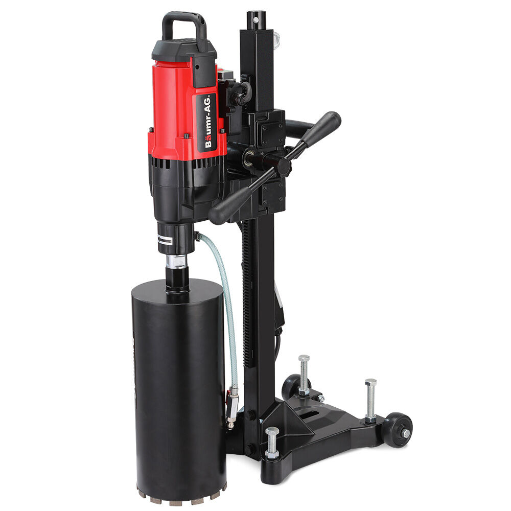 BAUMR-AG Core Drill Kit | 3200W | 280mm | Wet/Dry | With Wheeled Stand & 127mm Bit | Concrete Coring