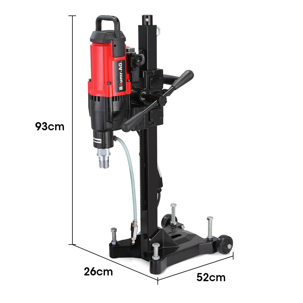 Baumr-AG | Concrete Core Drill | 3200W | 280mm | Wheeled Stand Rig