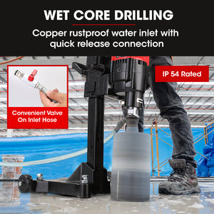 Baumr-AG | Concrete Core Drill | 3200W | 280mm | Wheeled Stand Rig