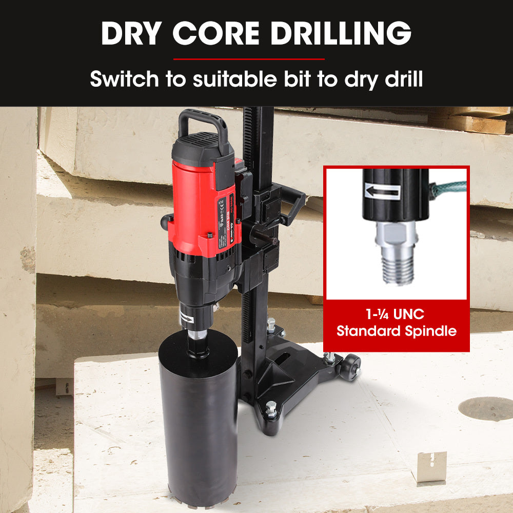 Baumr-AG | Concrete Core Drill | 3200W | 280mm | Wheeled Stand Rig