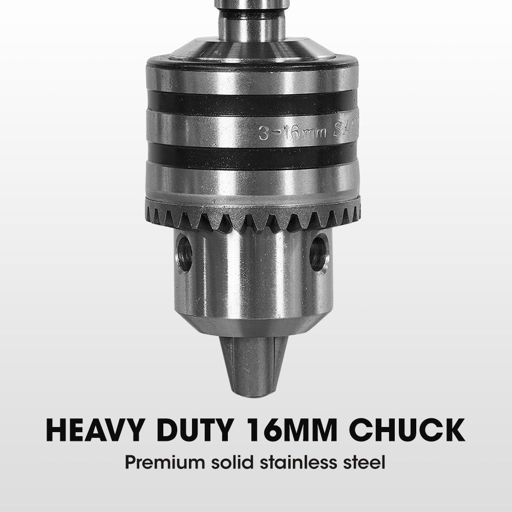 Baumr-AG Bench Drill Press | 600W Pedestal | 12 Speeds | 12" | 16mm Chuck | Model DP17
