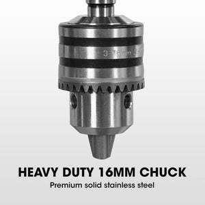 Baumr-AG | Floor Drill Press | 600W | 12” Pedestal | 16 Speeds | 16mm Chuck | DP19