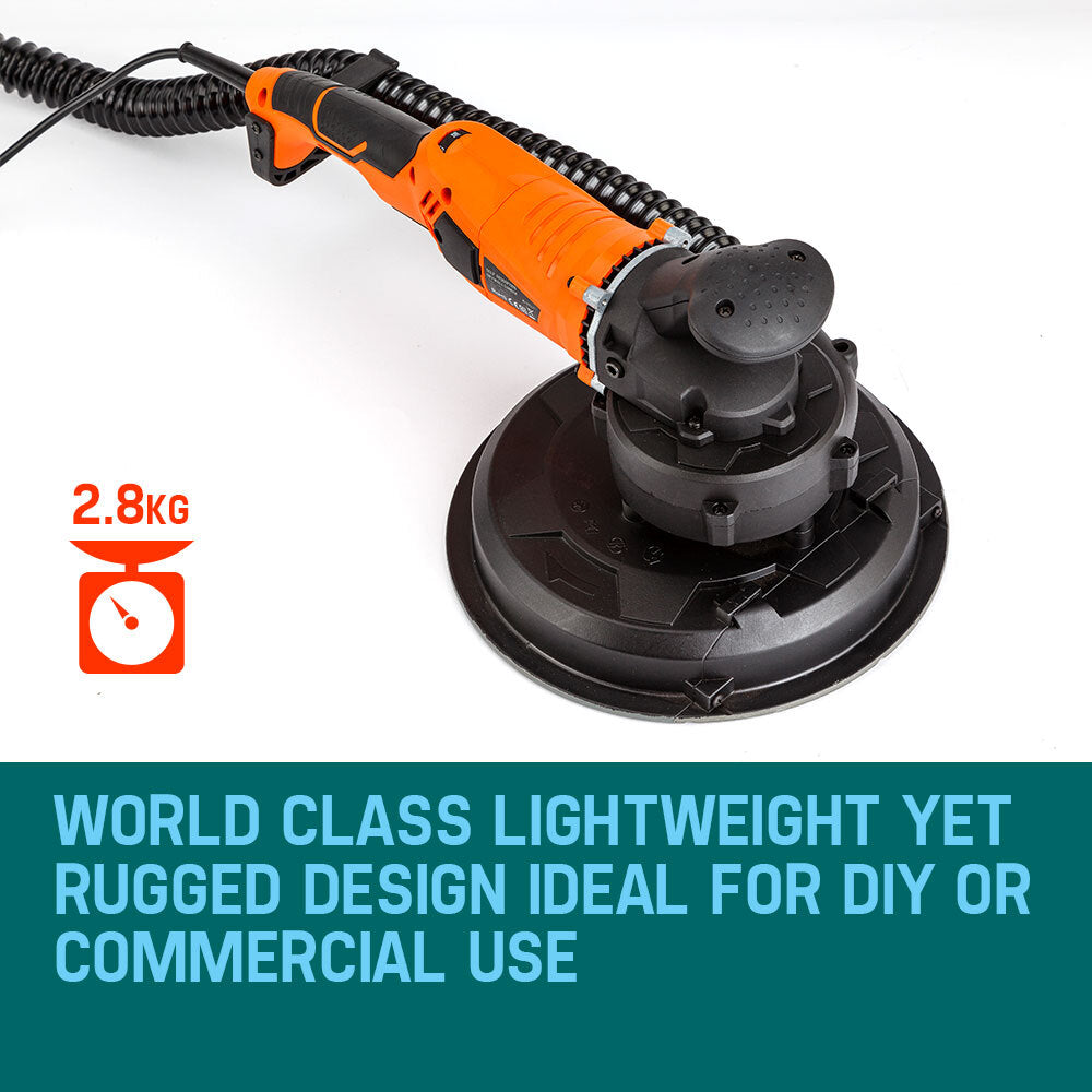 UNIMAC Drywall Sander | 1800W | Plaster Gyprock Automatic Wall Vacuum System