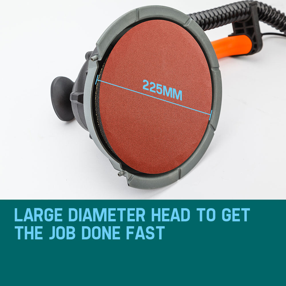 UNIMAC Drywall Sander | 1800W | Plaster Gyprock Automatic Wall Vacuum System