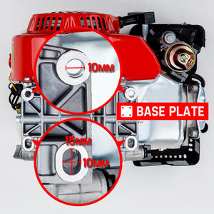 Baumr-AG Petrol Stationary Engine | 6.5HP 4-Stroke OHV | Horizontal Shaft Recoil Start