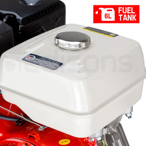 Baumr-AG | Petrol Stationary Engine | 13HP | 4-Stroke OHV Motor | Horizontal Shaft | Recoil Start