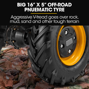 Baumr-AG | 40V Battery Powered Motorised Dumper Wheelbarrow | Electric | 300kg Capacity