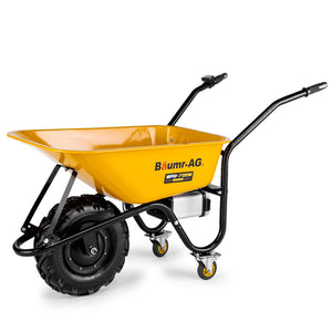 Baumr-AG 40V Battery-Powered Wheelbarrow | Motorised Electric | 80L Bucket | 260kg Capacity