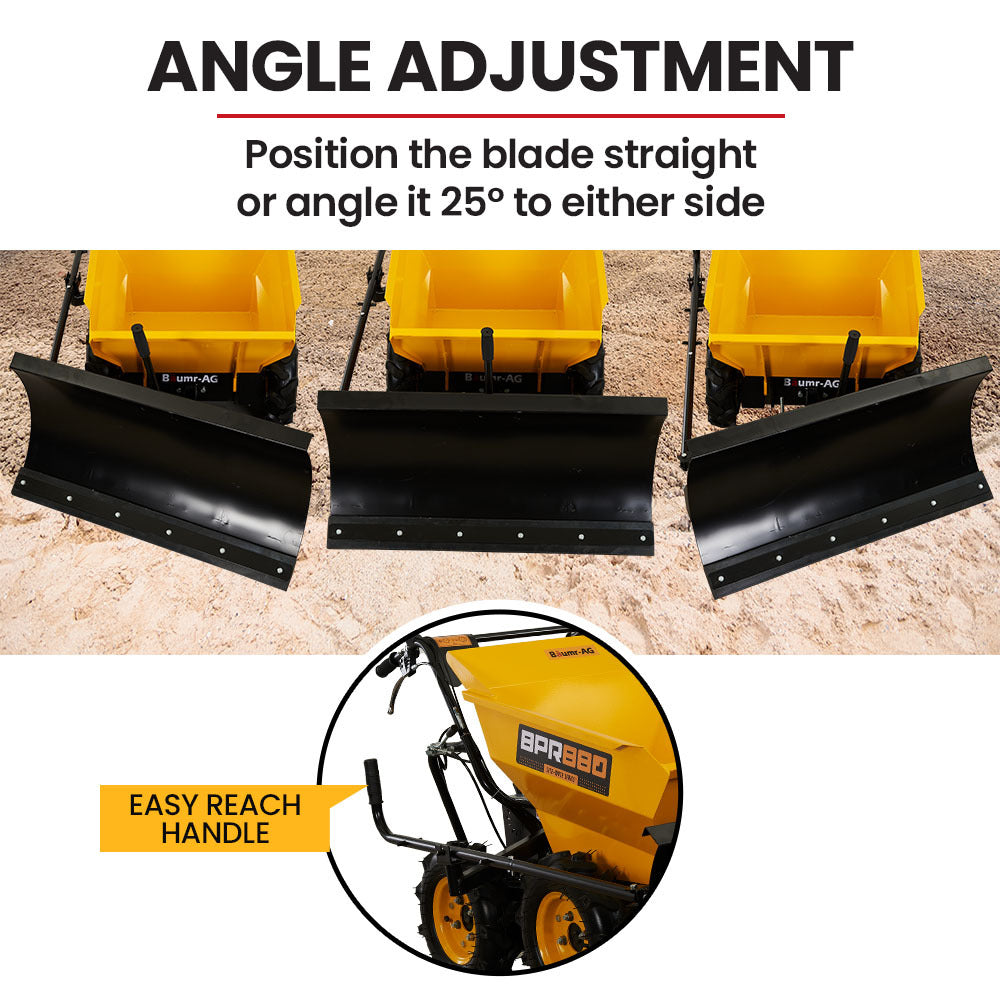 Baumr-AG Plough Blade Accessory | For BPR880 & BPR890 Power Barrows | Leveller Attachment
