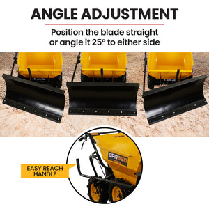 Baumr-AG Plough Blade Accessory | For BPR880 & BPR890 Power Barrows | Leveller Attachment