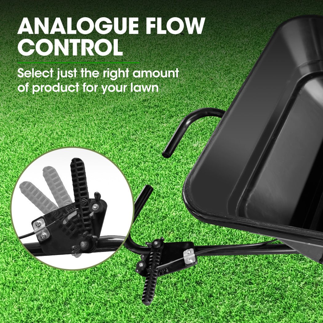 PLANTCRAFT Spreader | 12V | 36kg 30L | For ATV & Ride-On Mower | With Rain Cover