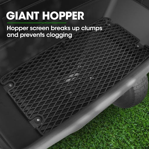 PLANTCRAFT Walk-Behind Broadcast Spreader | 56kg | 60L | Lawn Seed & Fertiliser Spreader