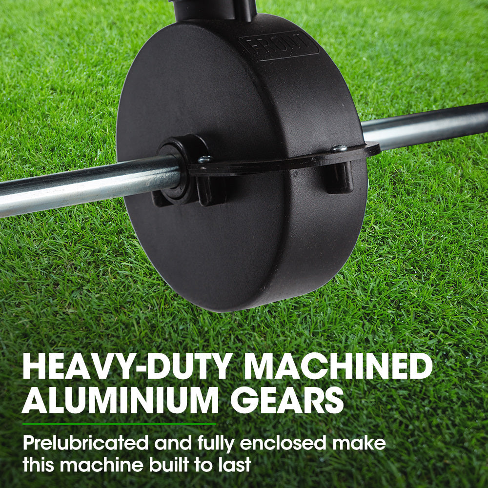 PLANTCRAFT Walk-Behind Broadcast Spreader | 56kg | 60L | Lawn Seed & Fertiliser Spreader