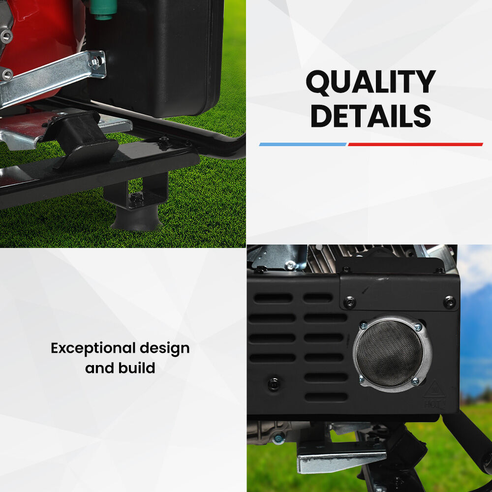 GENPOWER 6kW Peak 5kW Open Frame Inverter Generator | 3x15A | 15L Tank | Wheels