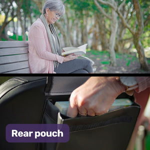 EQUIPMED FreeLite+ | Mid-Sized Foldable Electric Mobility Scooter | Lithium Battery | Long Range | Easy Charging | Red