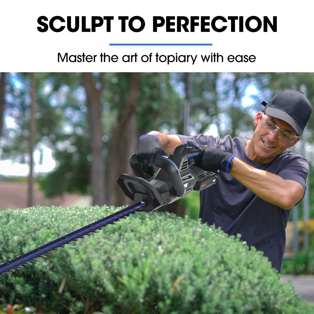 POWERBLADE HH4 20V Cordless Electric Hedge Trimmer Kit | Includes Battery & Fast Charger