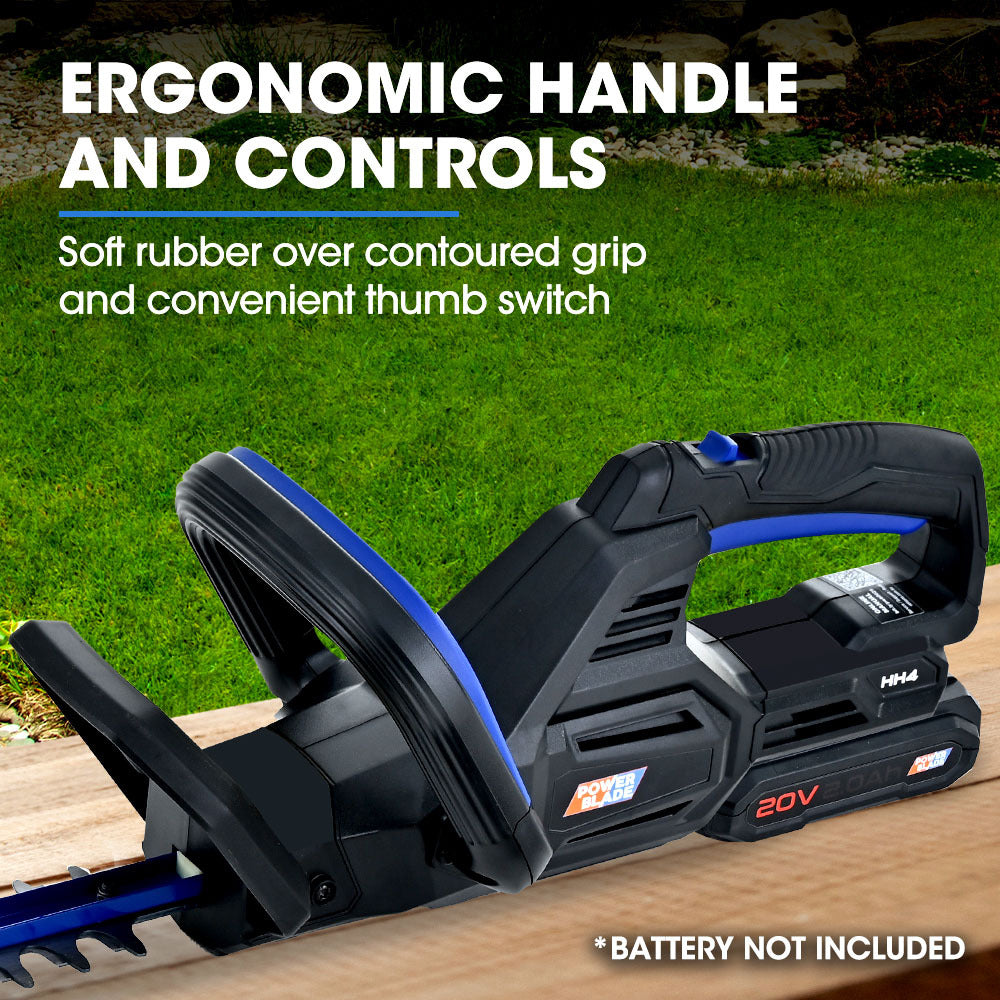 POWERBLADE HH4 20V Cordless Electric Hedge Trimmer | Skin Only | Lightweight & Powerful