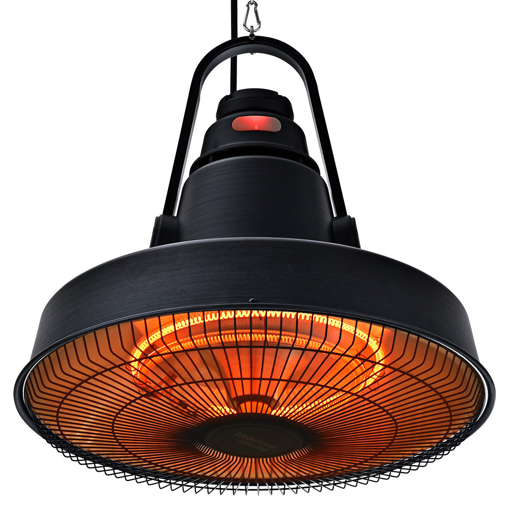 THERMOMATE Hanging Patio Heater | 1500W | Electric | Radiant Carbon Fiber Element | Remote Control