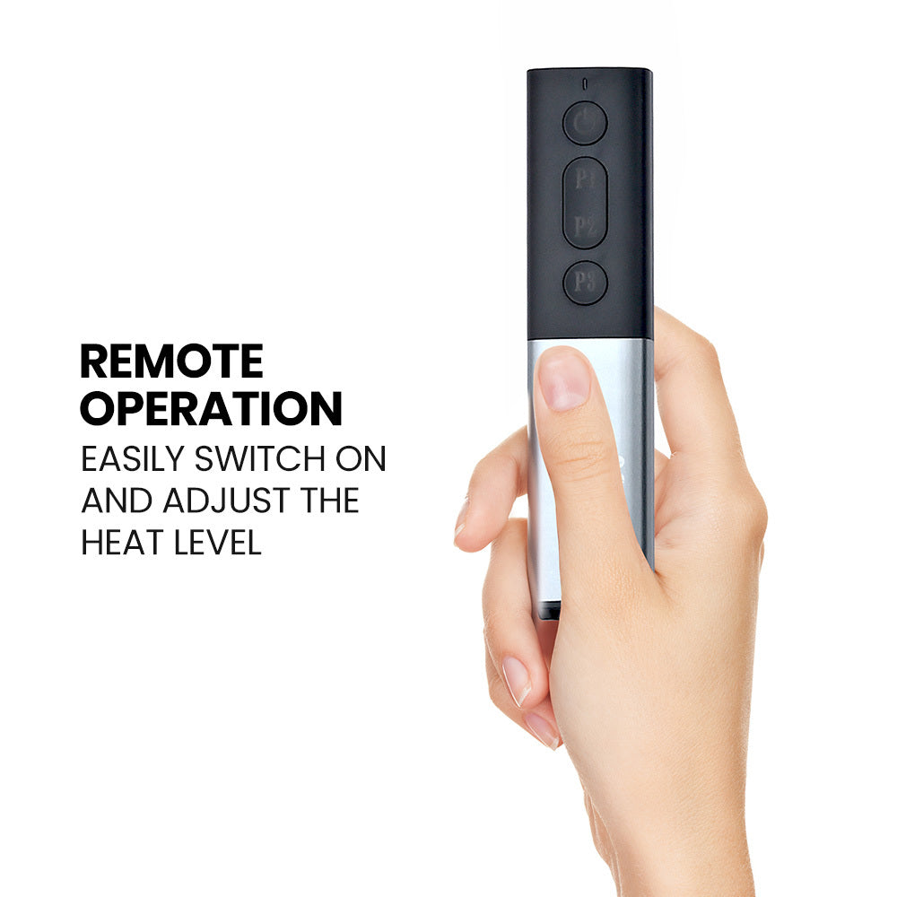 THERMOMATE Hanging Patio Heater | 1500W | Electric | Radiant Carbon Fiber Element | Remote Control