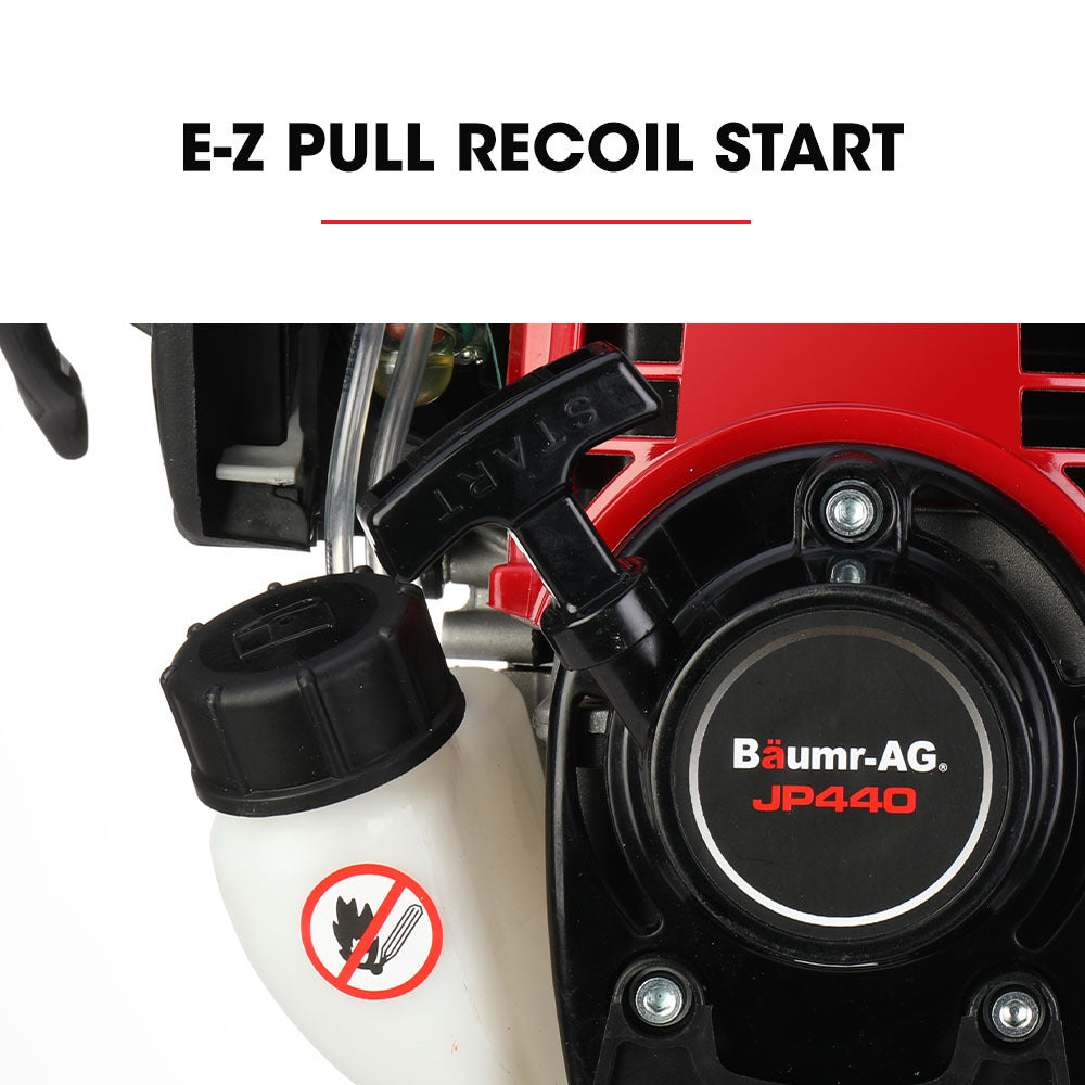 Baumr-AG Petrol Jackhammer | 4-Stroke Engine | Includes 2 Chisels & Carry Bag