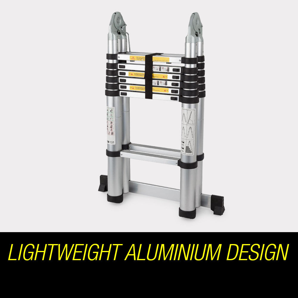 Bullet Multipurpose Ladder | 4.4M Aluminium Telescopic Folding | Alloy Extension Steps