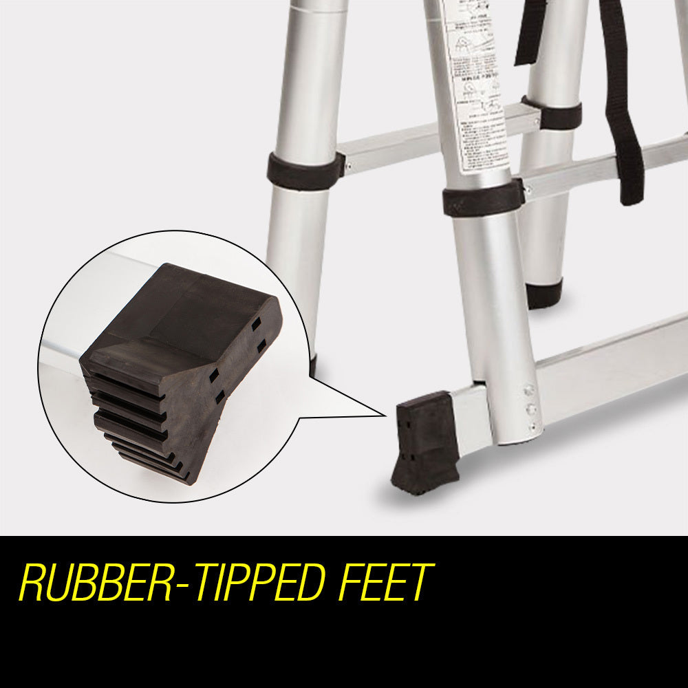 Bullet Multipurpose Ladder | 4.4M Aluminium Telescopic Folding | Alloy Extension Steps