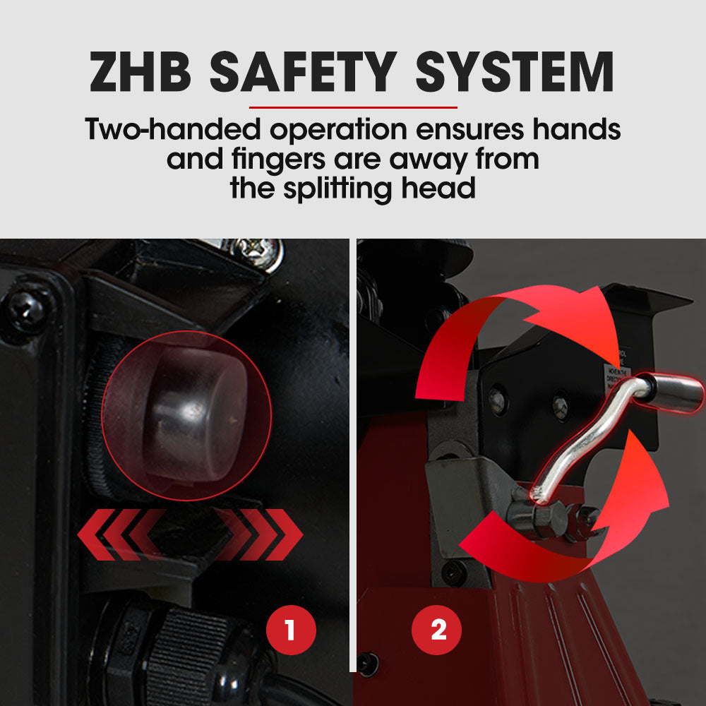 Baumr-AG Electric Hydraulic Wood Log Splitter | 10 Tonne | HPS3800E