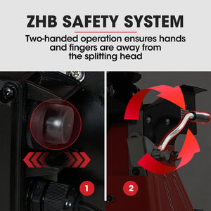 Baumr-AG Electric Hydraulic Wood Log Splitter | 10 Tonne | HPS3800E