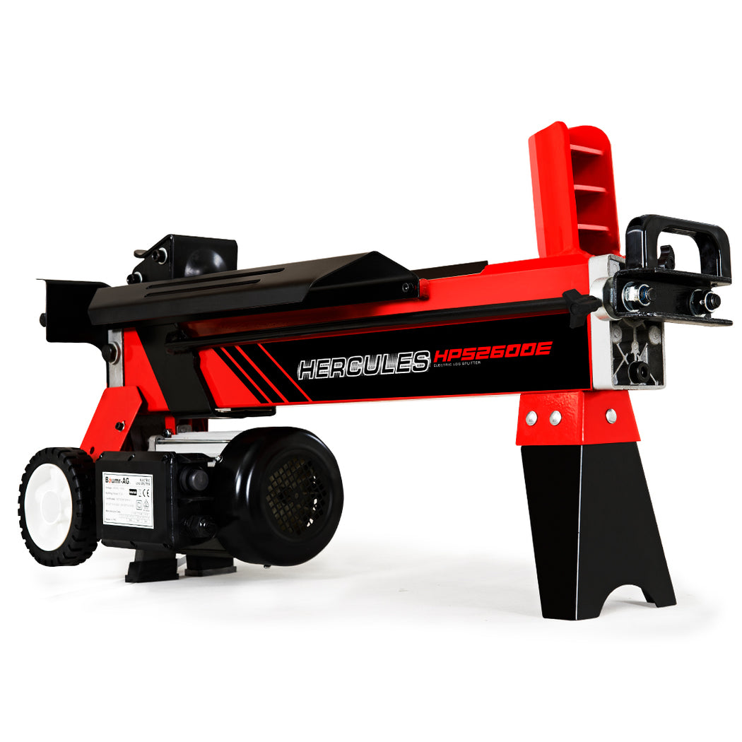 Baumr-AG Electric Log Splitter | 8 Ton | Hydraulic Firewood Cutter | Small Machine