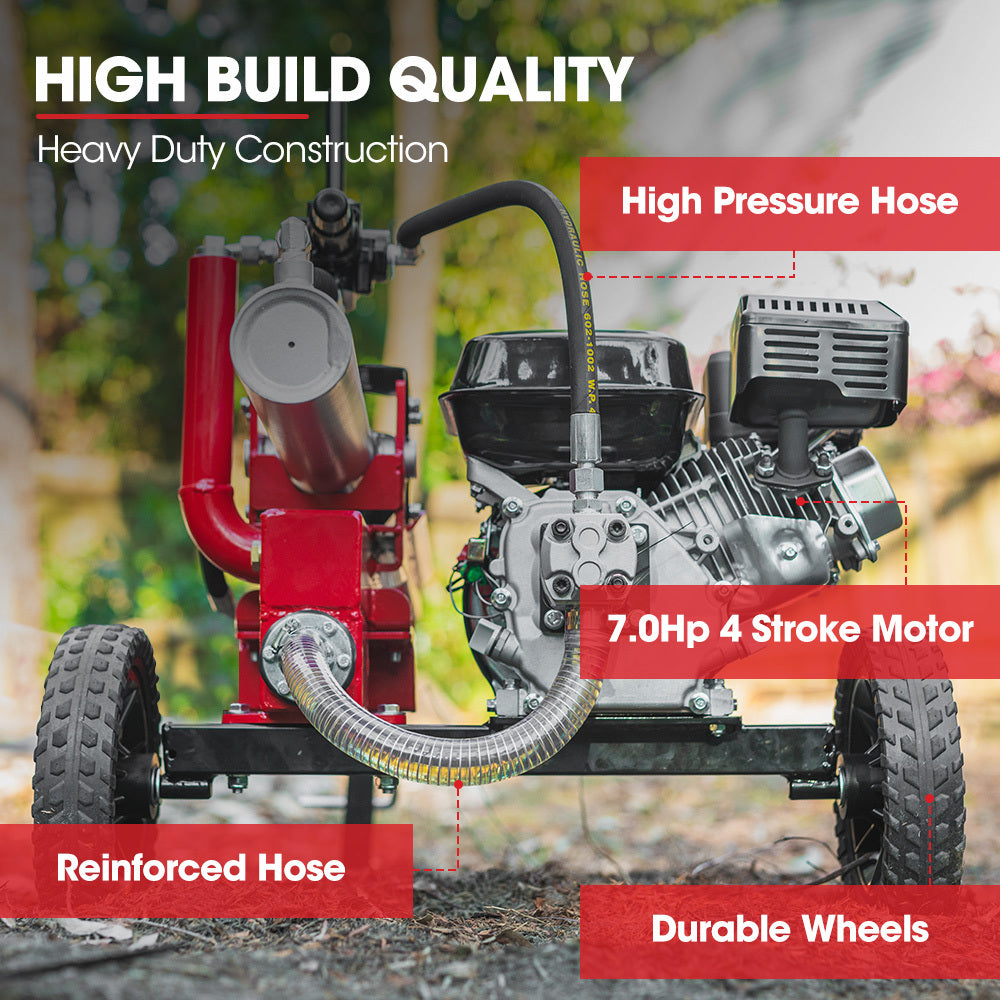 Baumr-AG | Hydraulic Wood Log Splitter | 12 Tonne | Petrol Powered | HPS400