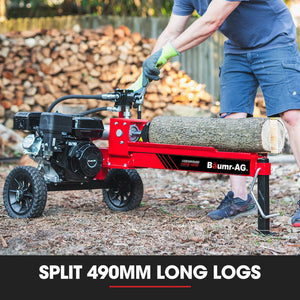 Baumr-AG | Hydraulic Wood Log Splitter | 12 Tonne | Petrol Powered | HPS400