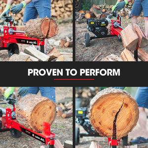 Baumr-AG | Hydraulic Wood Log Splitter | 12 Tonne | Petrol Powered | HPS400